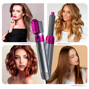 "MagicStyler Pro" – 5 herramientas en 1. ✨ Moldeador - Voluminizador - Ondulador - Alisador