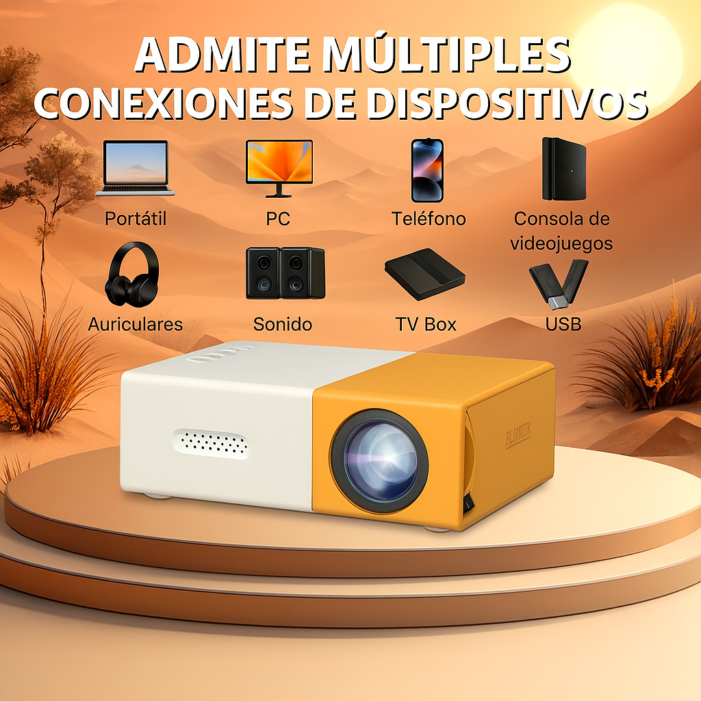PROYECTOR LED ULTRA HD🎥
