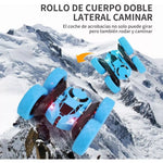 Coche Todoterreno RECARGABLE 360 🚗 + 🎮 Doble Cara, Drift,  Color Azul