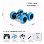 Coche Todoterreno RECARGABLE 360 🚗 + 🎮 Doble Cara, Drift,  Color Azul
