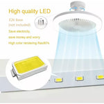 Ventilador + Luz Led FOCO ⚡ Silencioso y Moderno 3 Modos!
