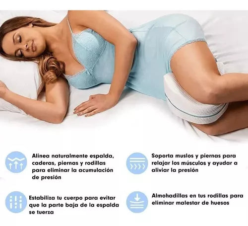 Cojín Para Piernas Leg Pillow Alinea Cadera Y Espalda