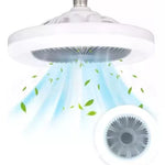 Ventilador + Luz Led FOCO ⚡ Silencioso y Moderno 3 Modos!